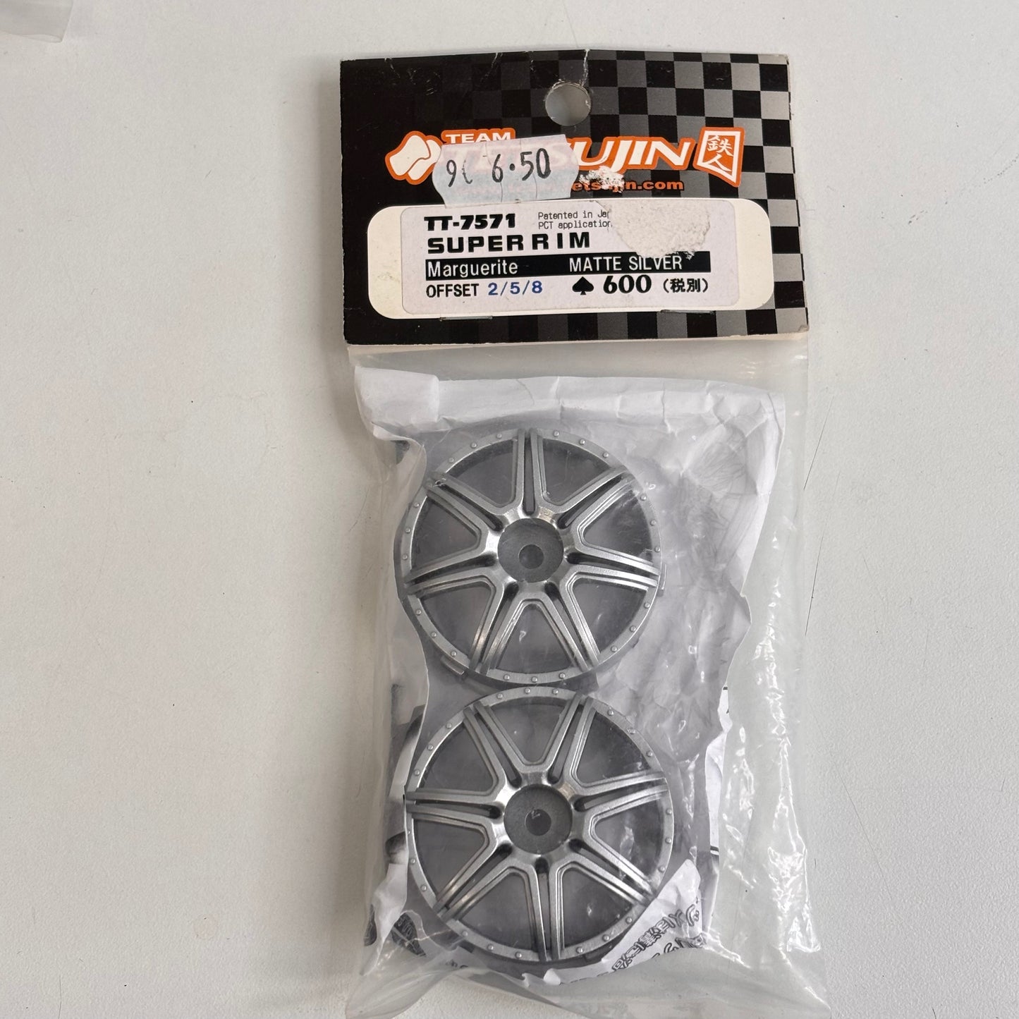 Team Tetsujin Wheel Centres Matt Silver TT-7571 Offset 2/5/8
