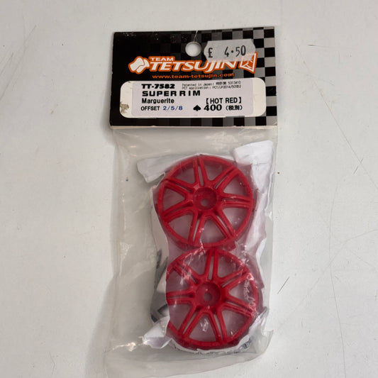 Team Tetsujin Red Wheel Centres Adjustable