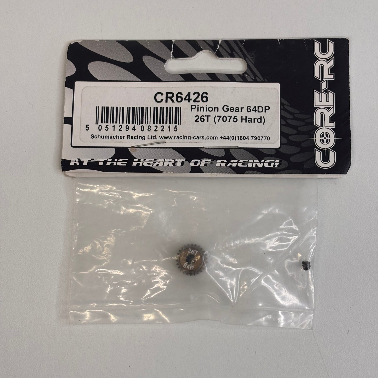 Core-RC Pinion Gear 64DP 26T (7075 Hard) CR6426