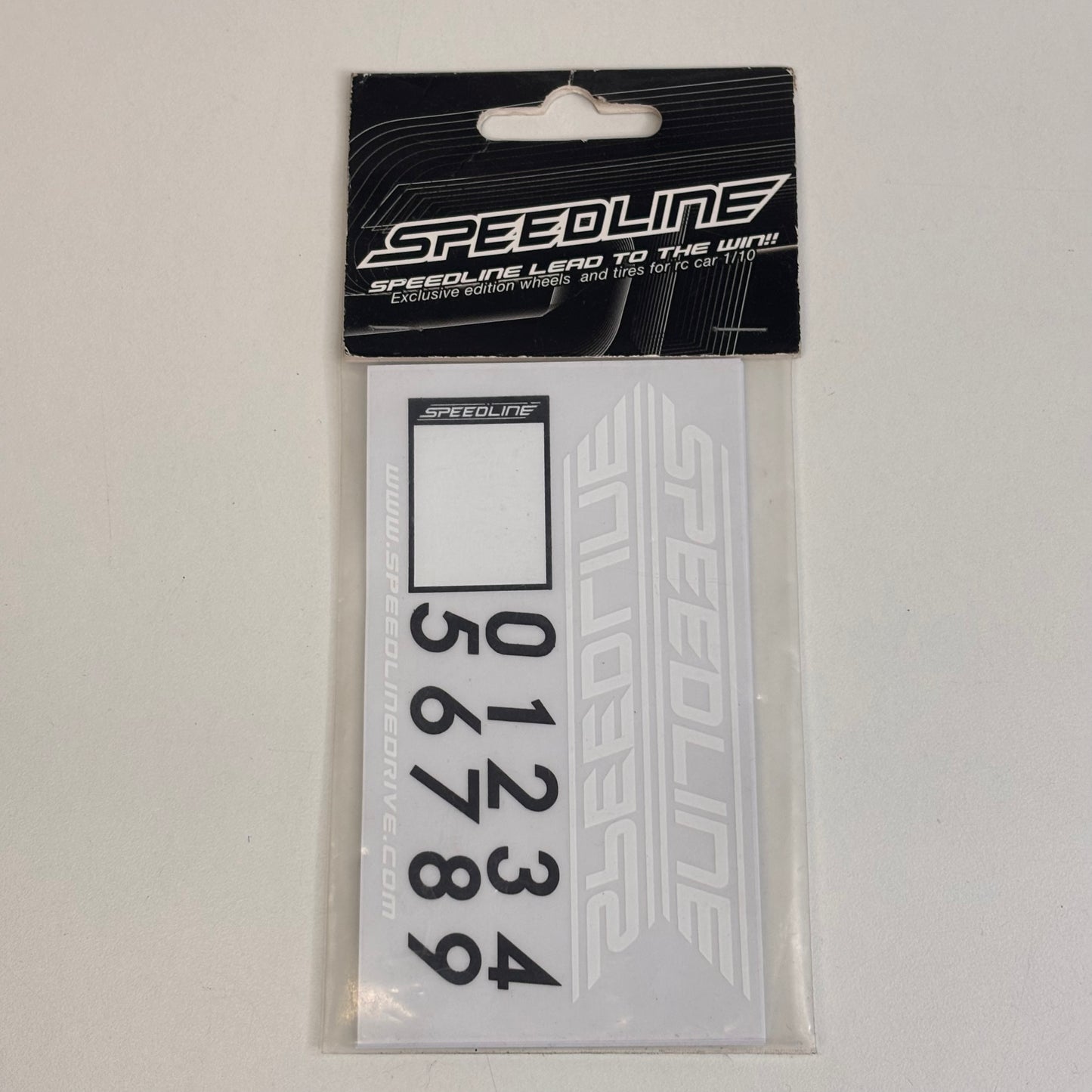 Speedline Sticker 0103 Black/White