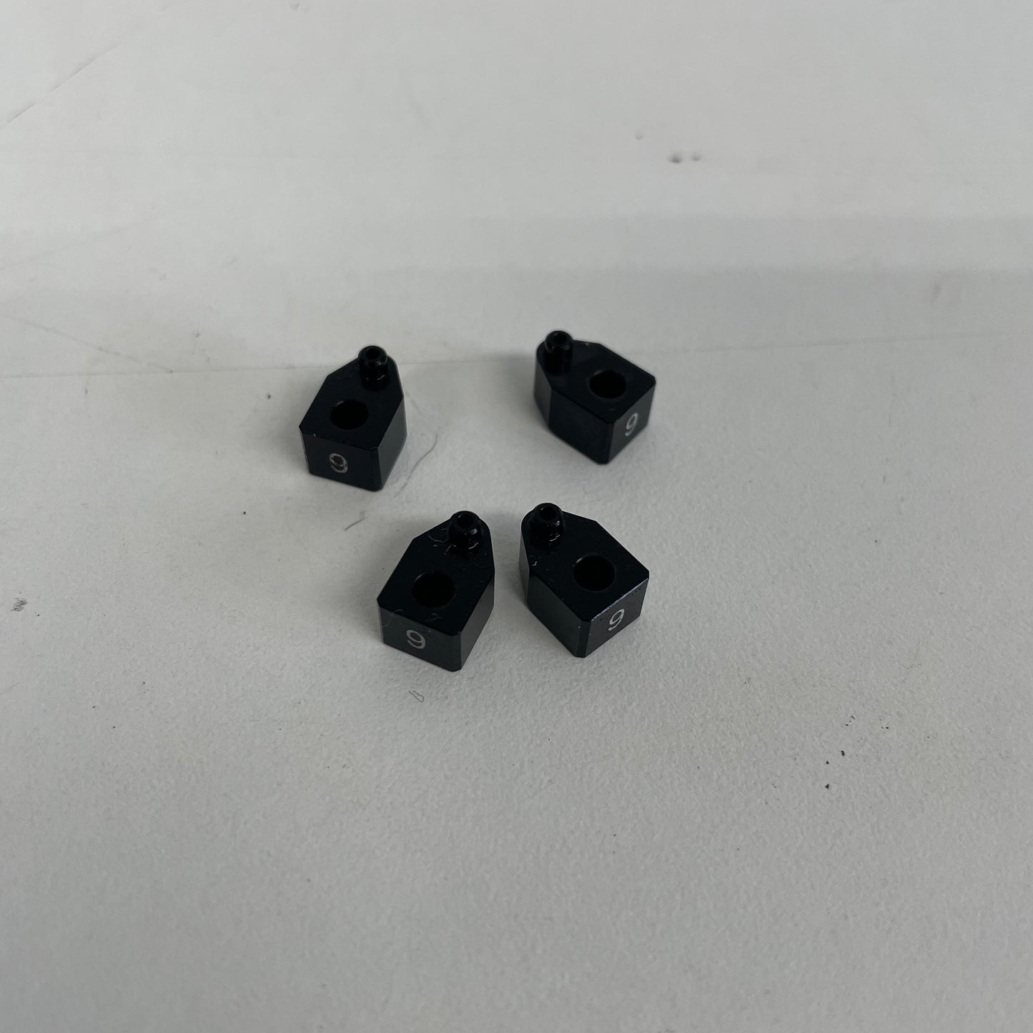 Reve D MC1 MC2 Battery Mount Raisers x4 Black Alloy