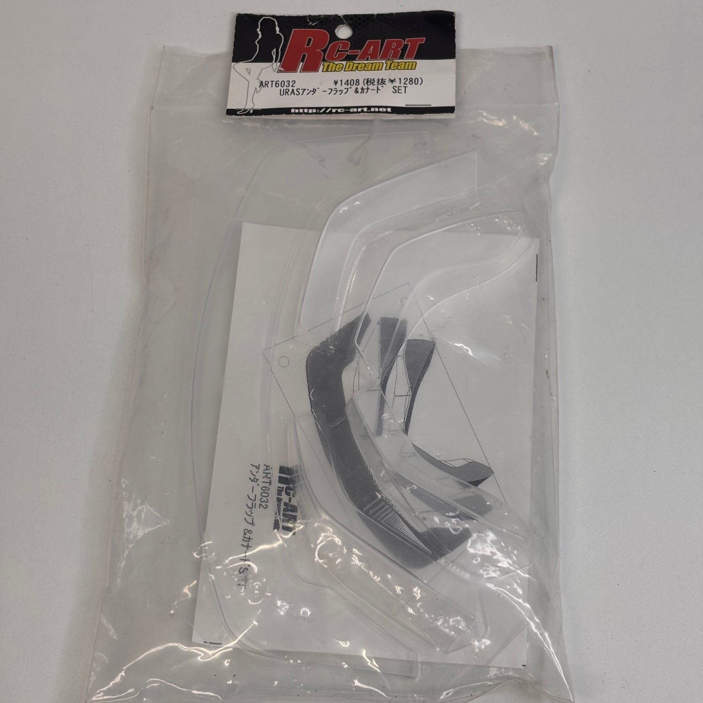RC-Art ART603.2 1408 1280 URAS Set Lexan Splitter