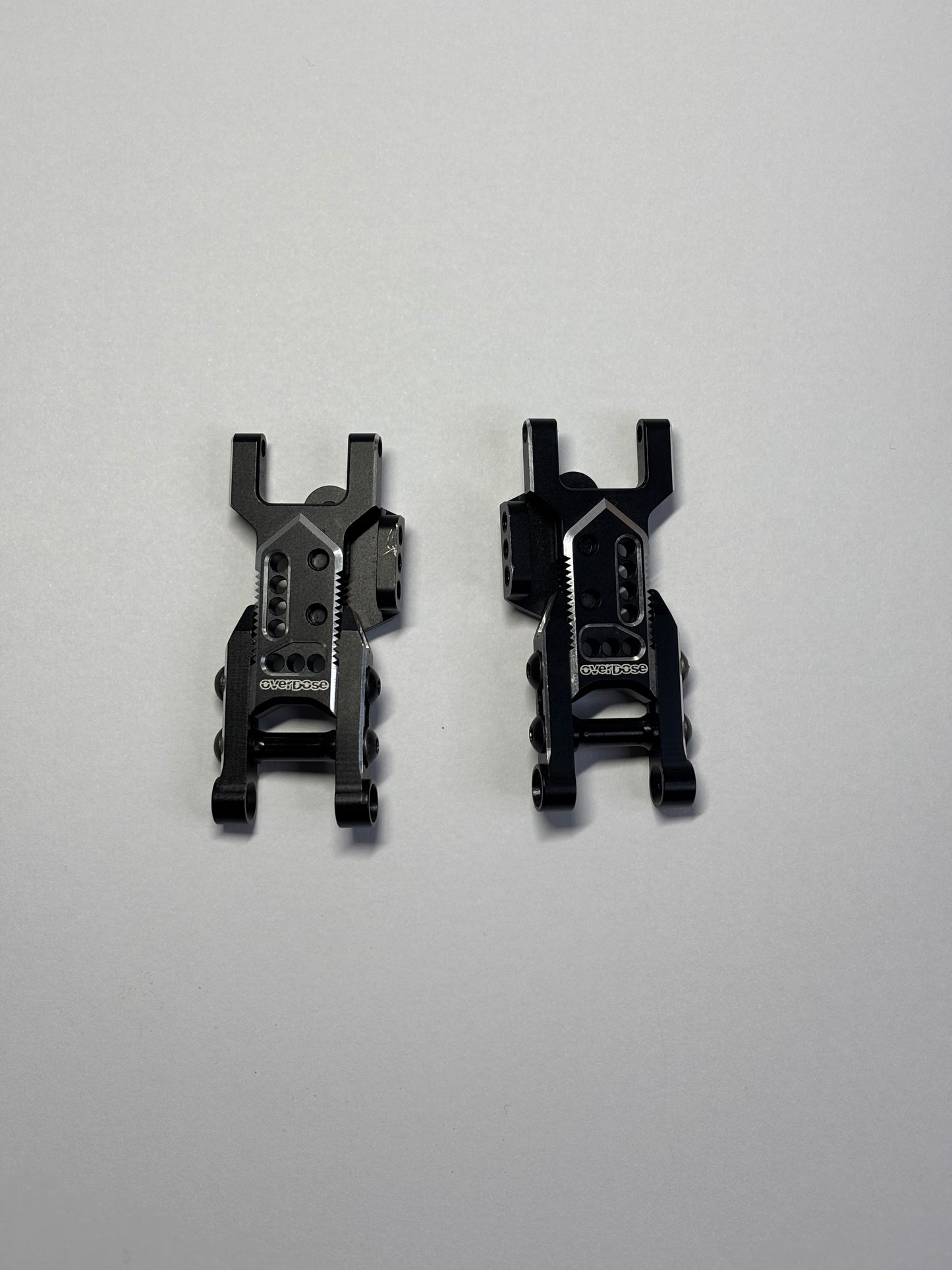 Overdose Black Alloy Rear Lower Arms Type 3 OD2857