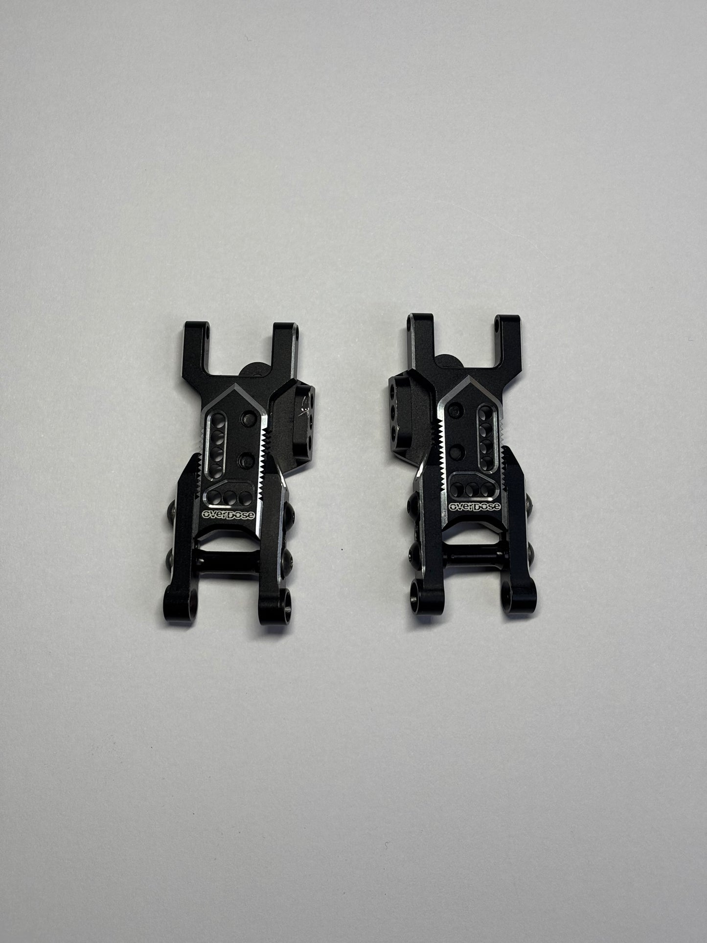 Overdose Black Alloy Rear Lower Arms Type 3 OD2857