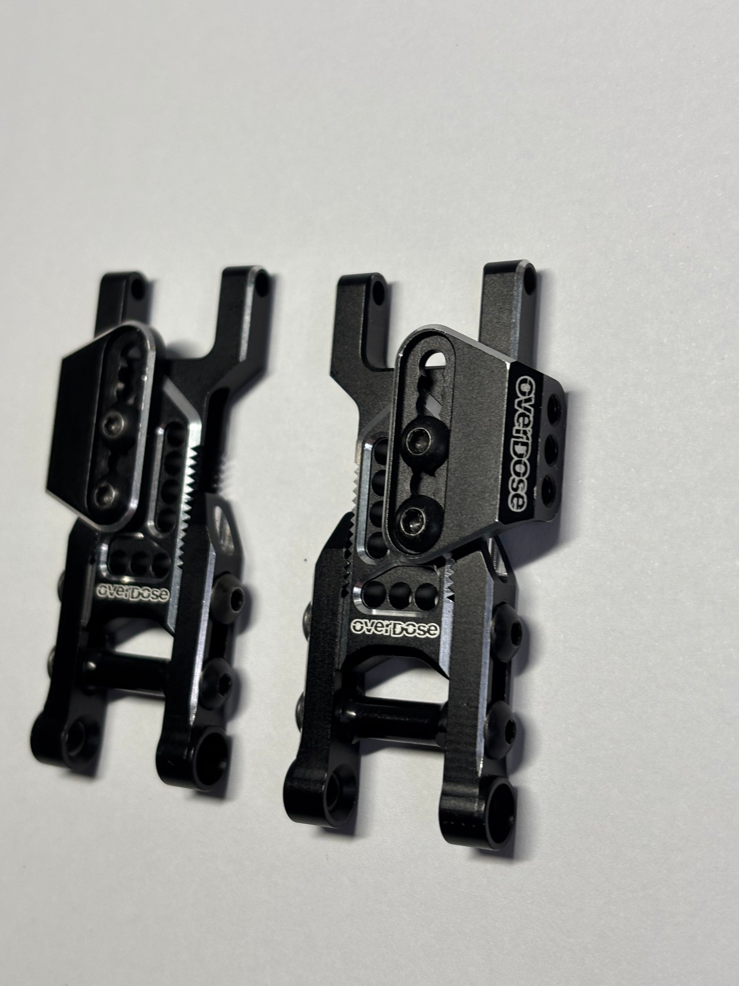 Overdose Black Alloy Rear Lower Arms Type 3 OD2857