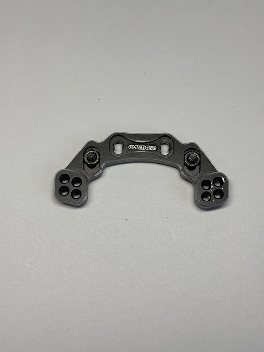 Overdose Black Alloy Rear Mount Upper Arm Holder OD2404b