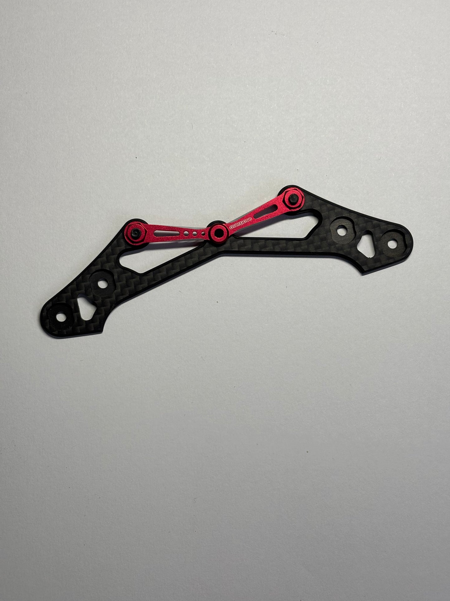 Overdose Red Alloy Carbon Front Lower Bumper Hybrid OD2767