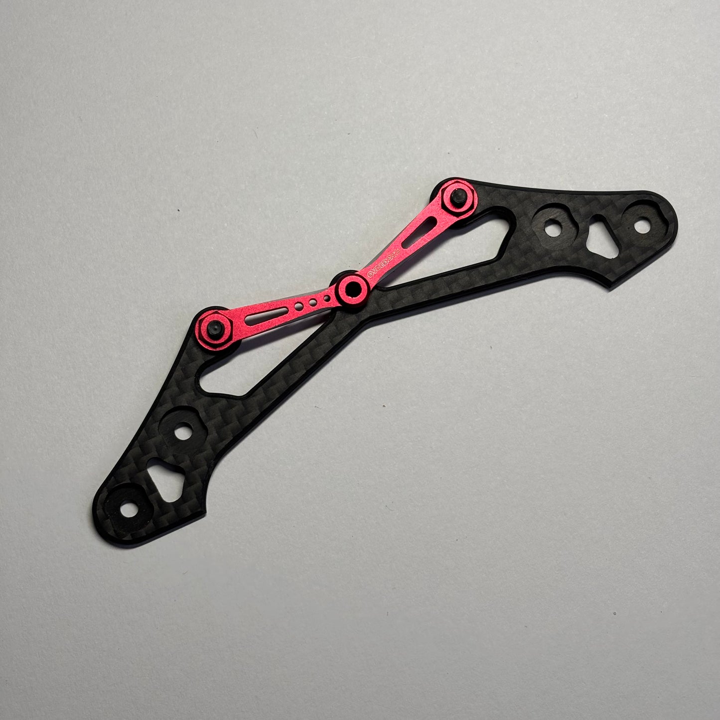 Overdose Red Alloy Carbon Front Lower Bumper Hybrid OD2767