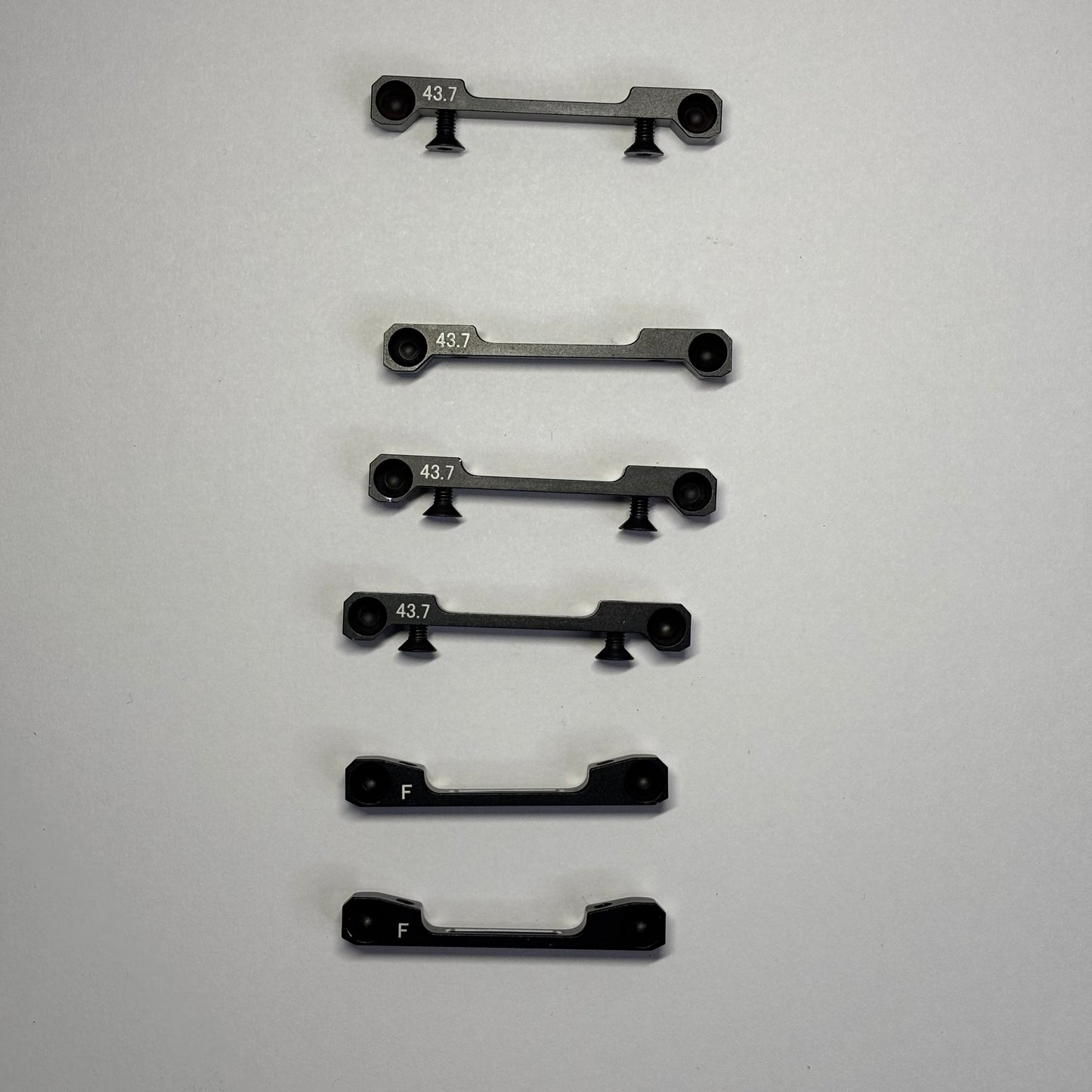 Overdose Black Alloy Suspension Mounts 43.7 & F