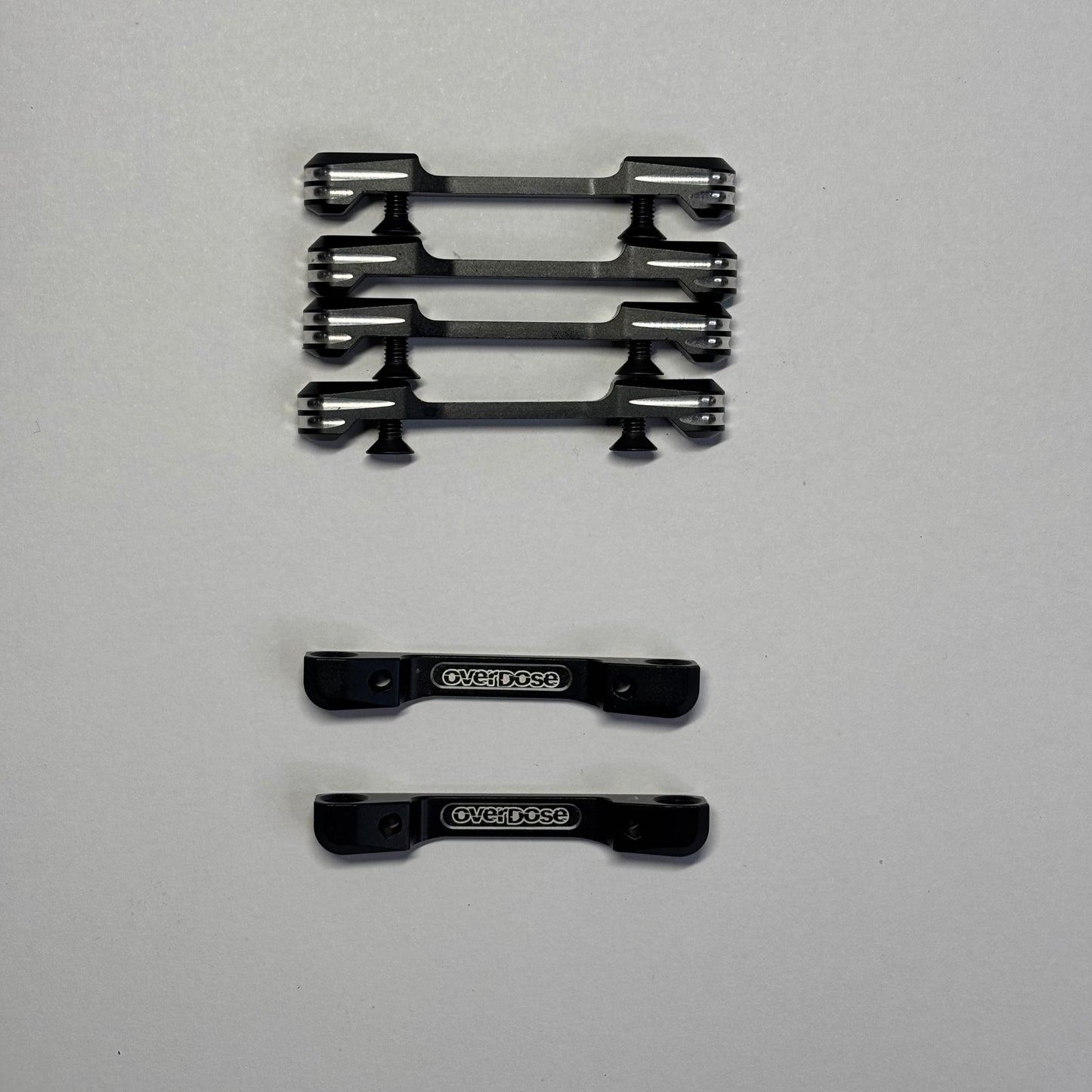 Overdose Black Alloy Suspension Mounts 43.7 & F