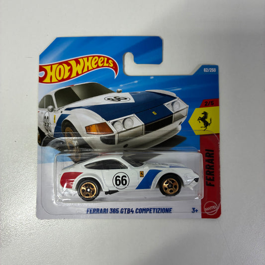 Hot Wheels FERRARI 365 GTB4 COMPETIZIONE Red White Blue 66