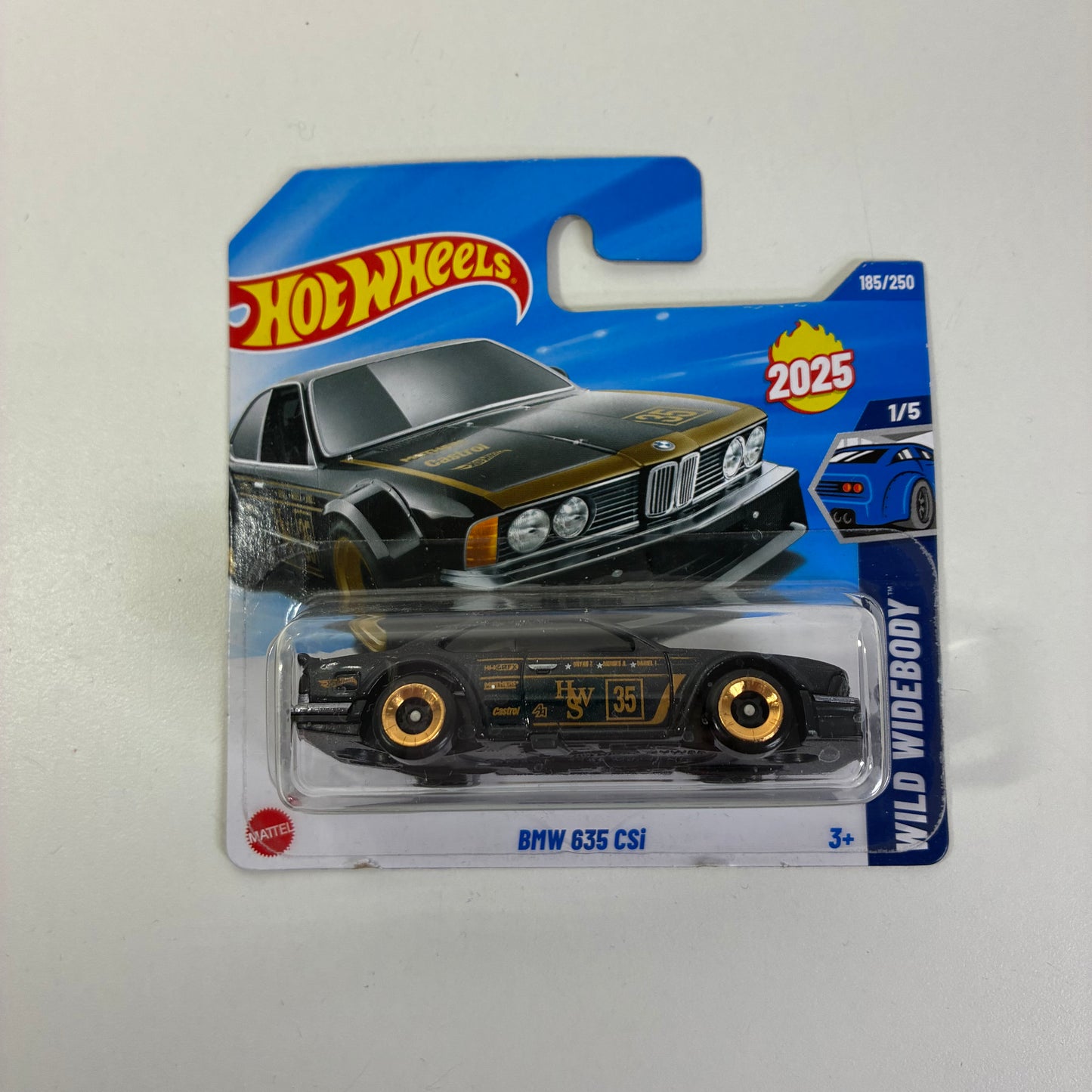 Hot Wheels BMW 635 CSi (Black Gold)