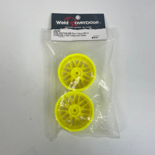 Overdose Work Wheels Pair x2 7MM Offset New Orange M8R OD2542 Yeda