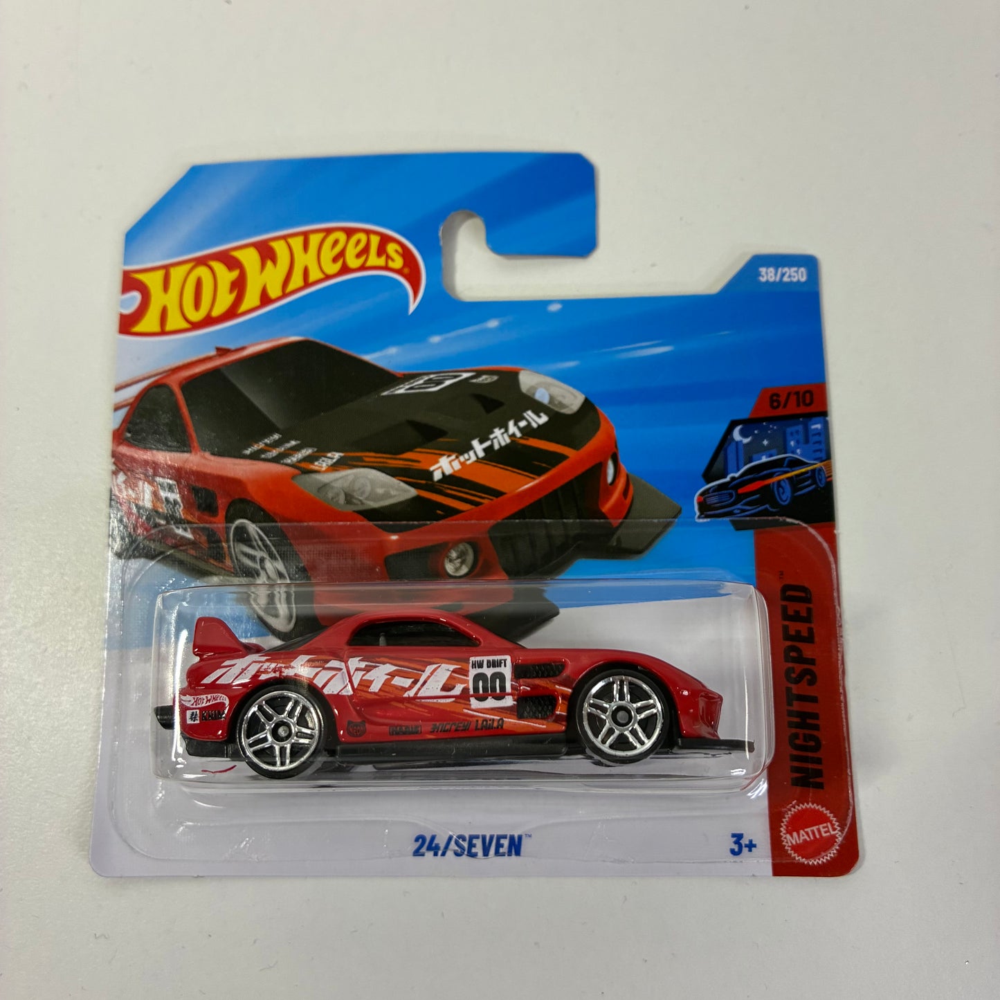 Hot Wheels 24/Seven Red Nightspeed RED