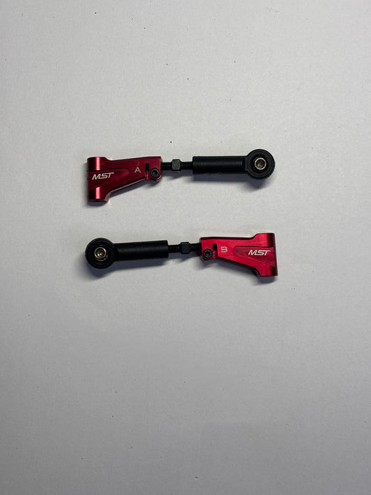 MST RMX 2.0 2.5 Red Alloy Upper Arms