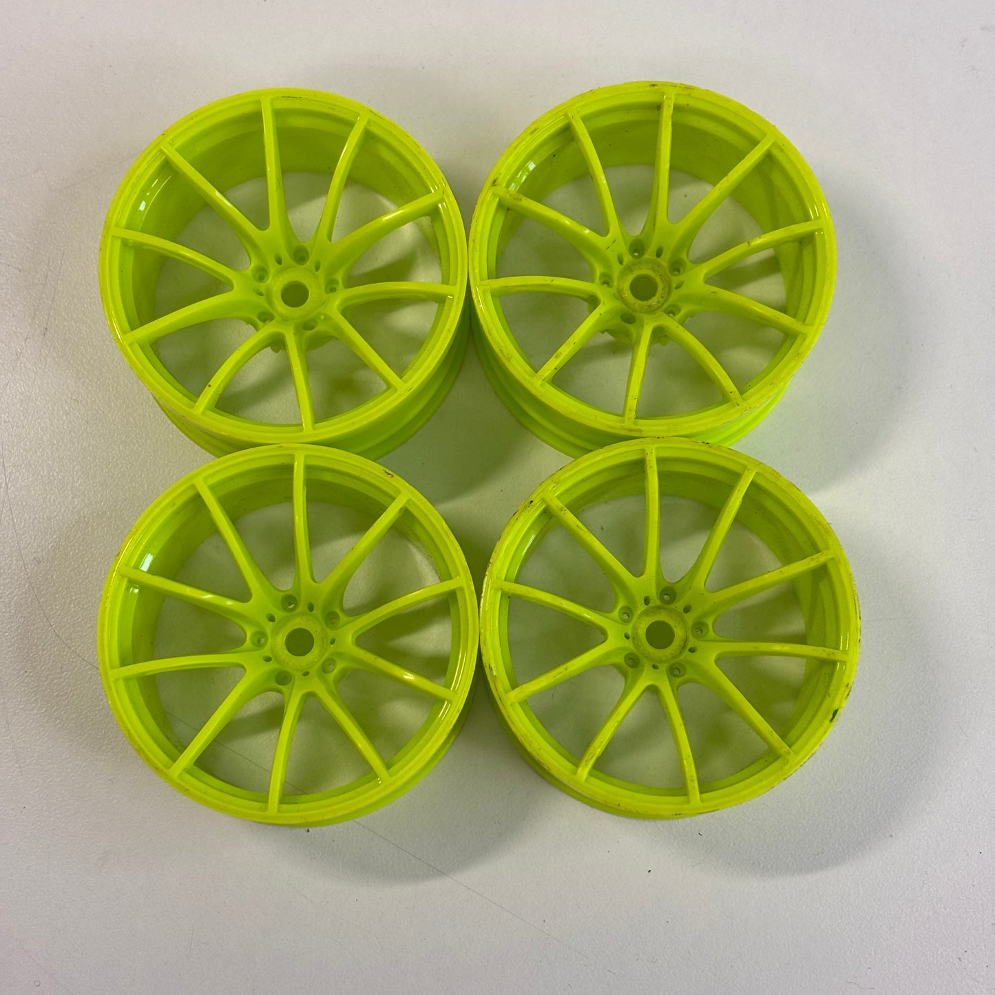 MST Green/Yellow Wheels Offset 11