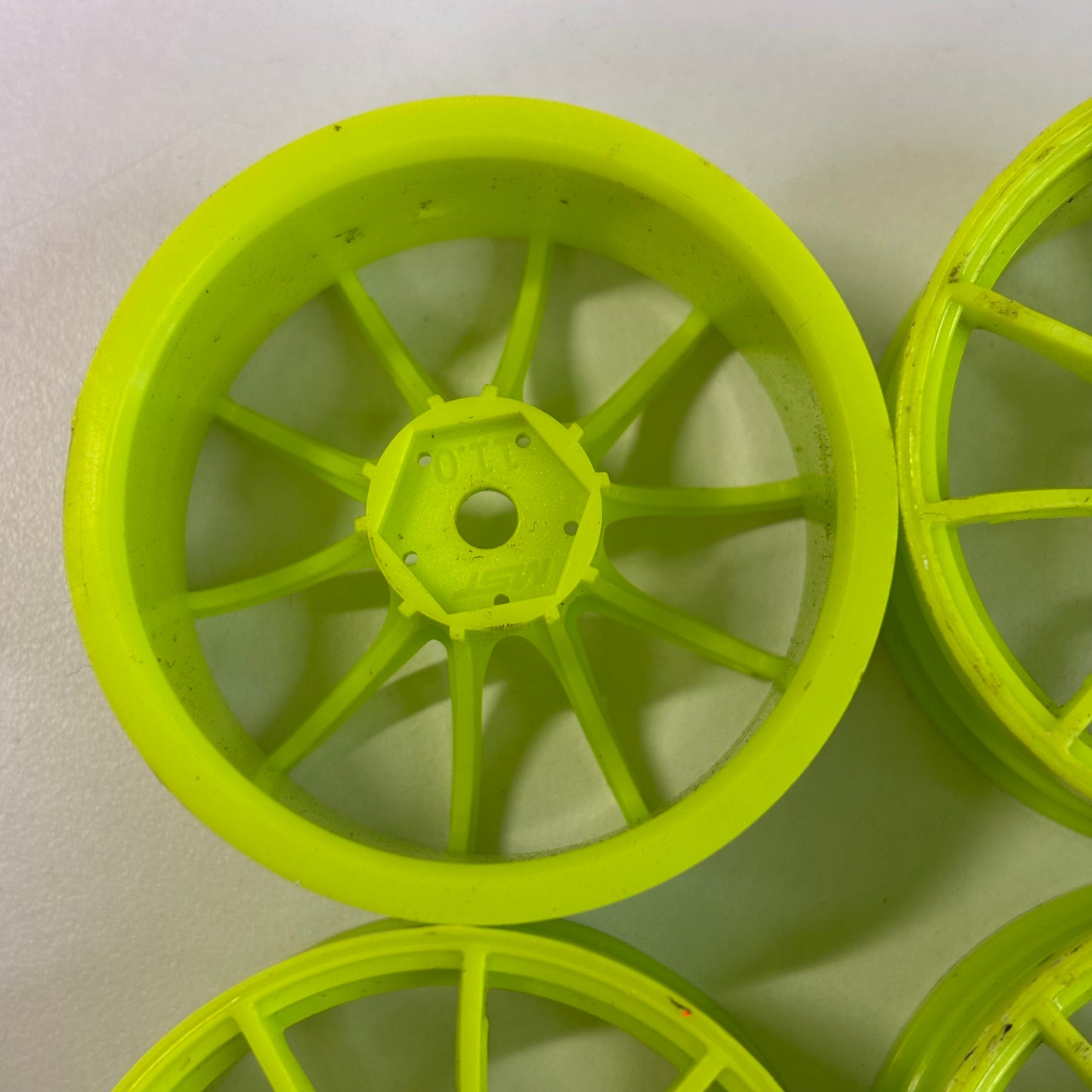MST Green/Yellow Wheels Offset 11