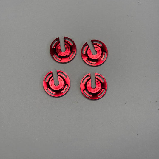 Red Alloy Spring Shock Retainers