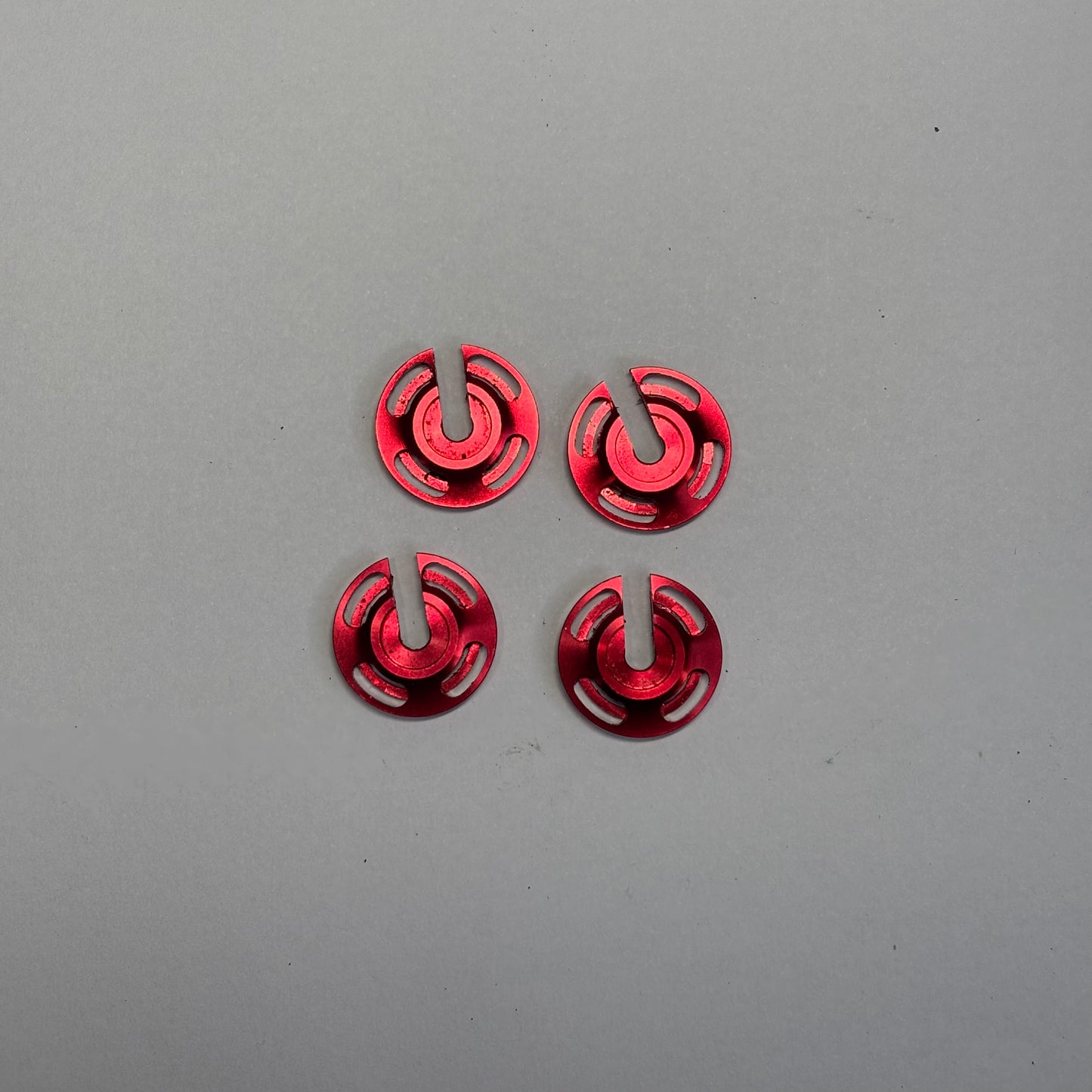 Red Alloy Spring Shock Retainers