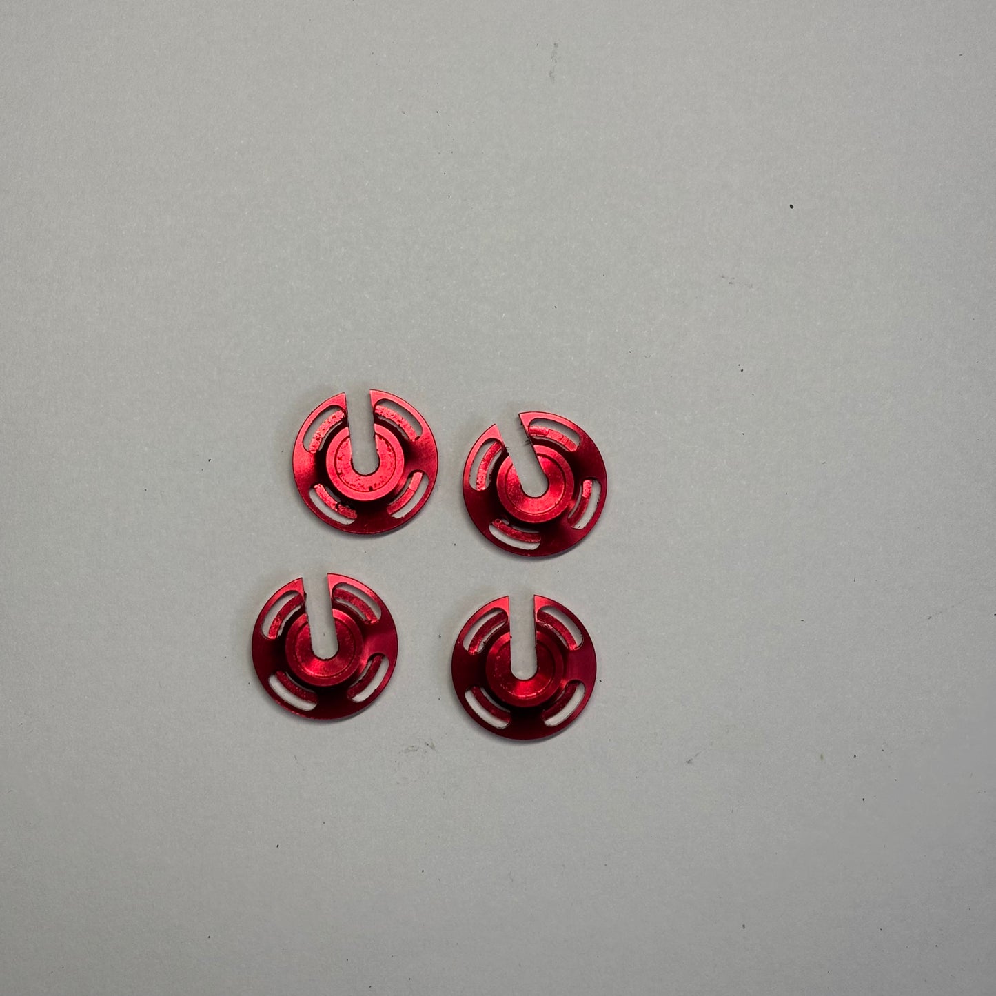 Red Alloy Spring Shock Retainers