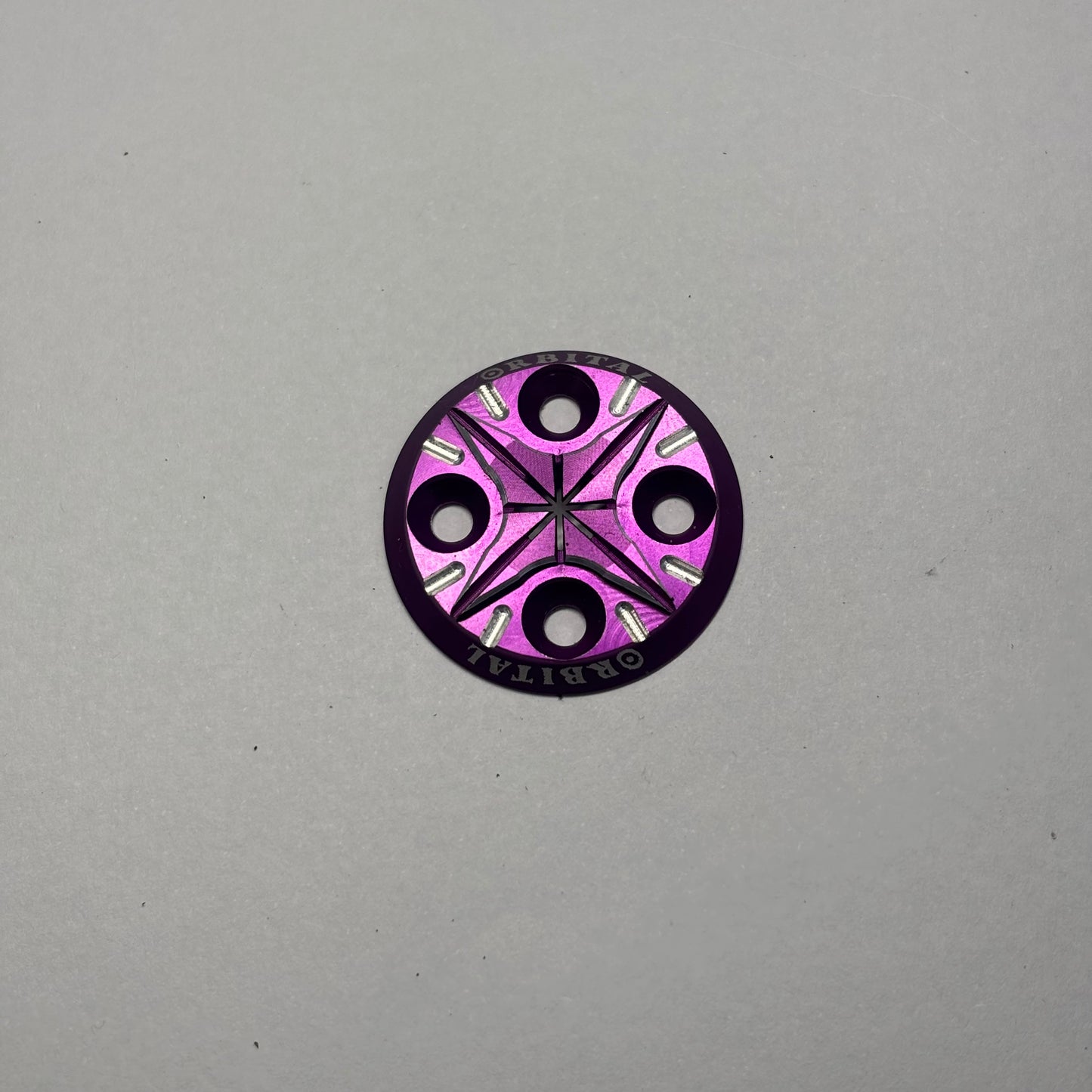 Orbital Purple Alloy Spur Cover