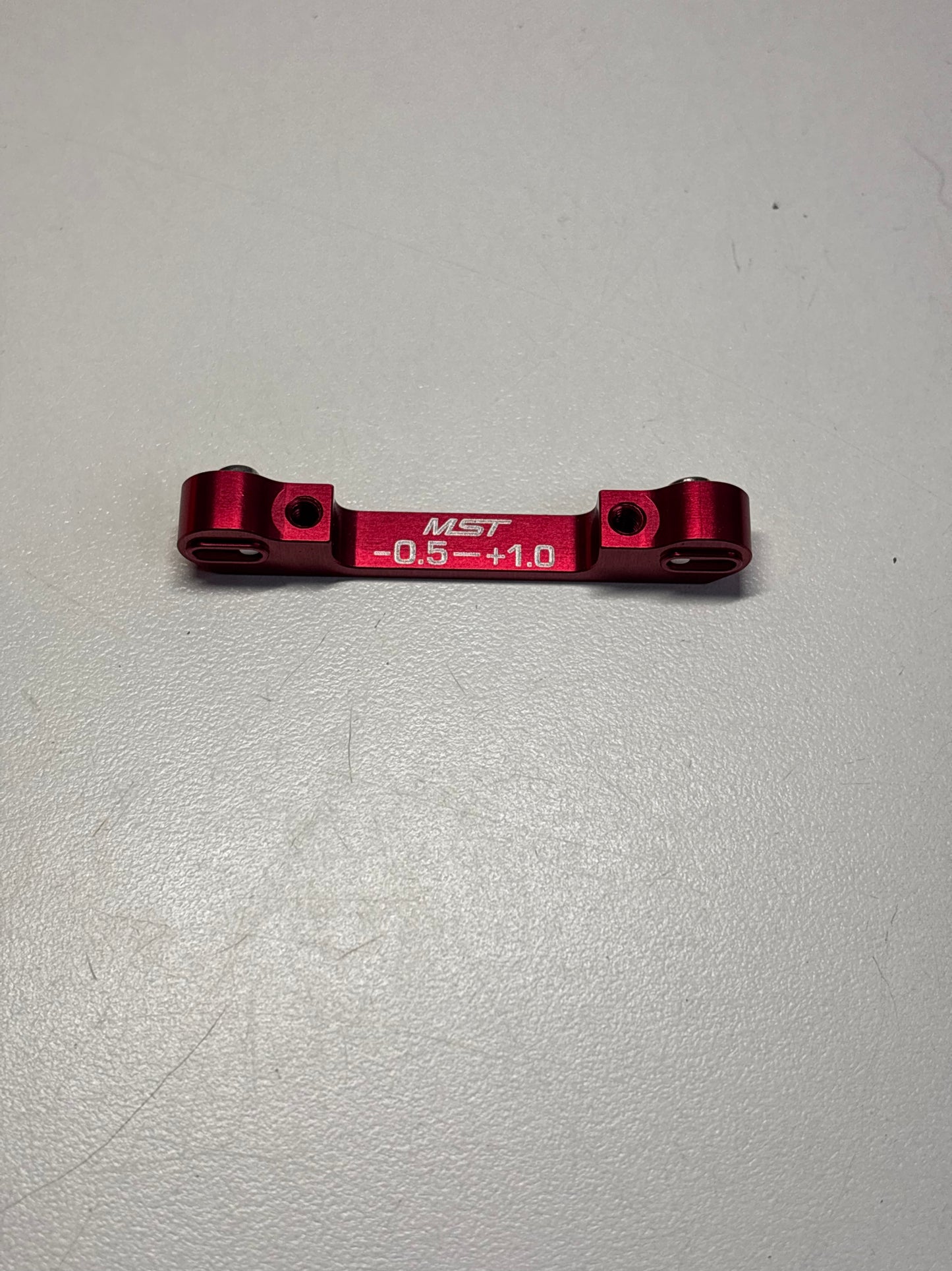 MST RMX Red Alloy Rear Suspension Mount Adjustable