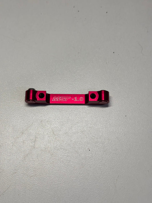 MST RMX Red Alloy Rear Suspension Mount -1.0 & Balls
