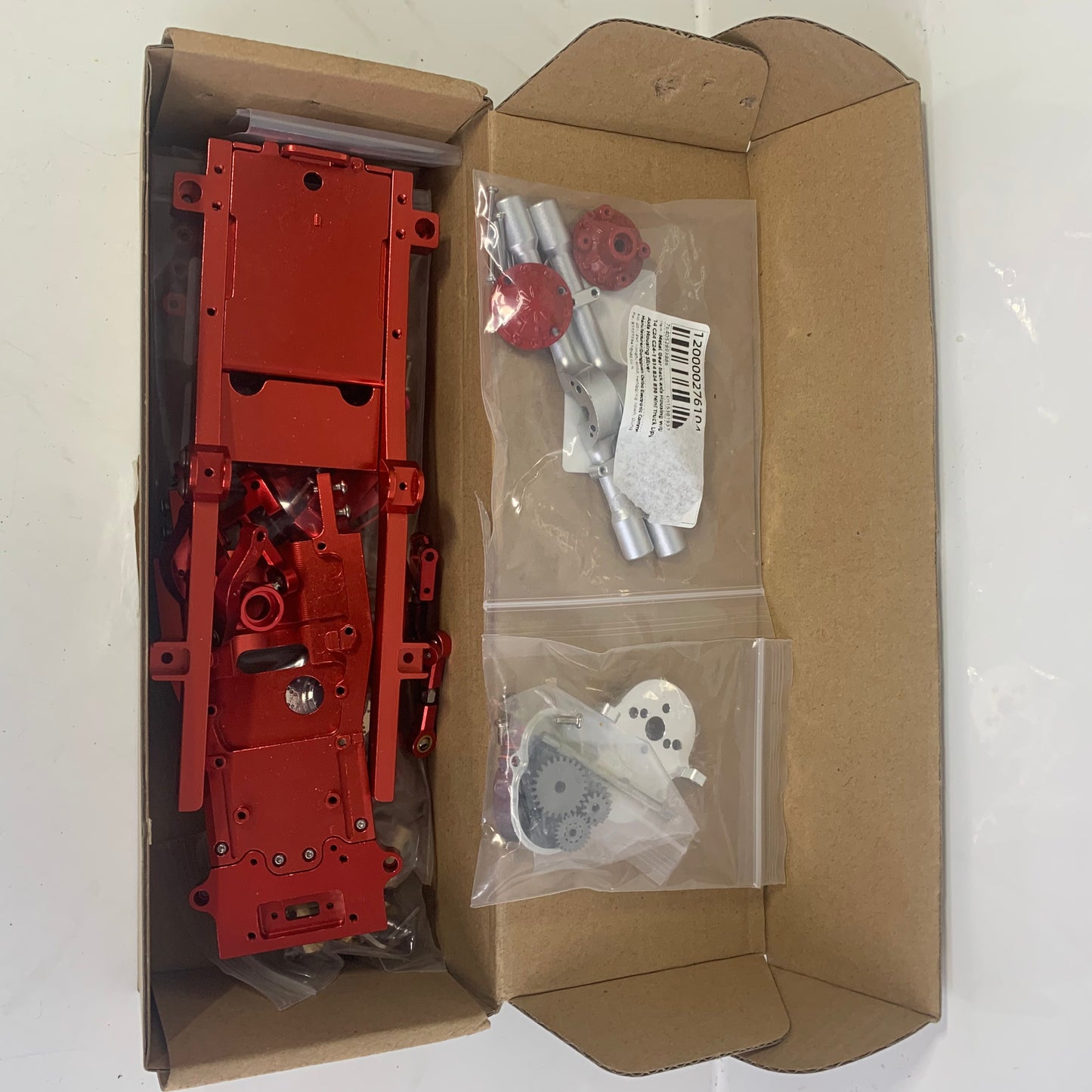 WPL D12 Kei Truck Pickup RC RWD Red Alloy Conversion Kit