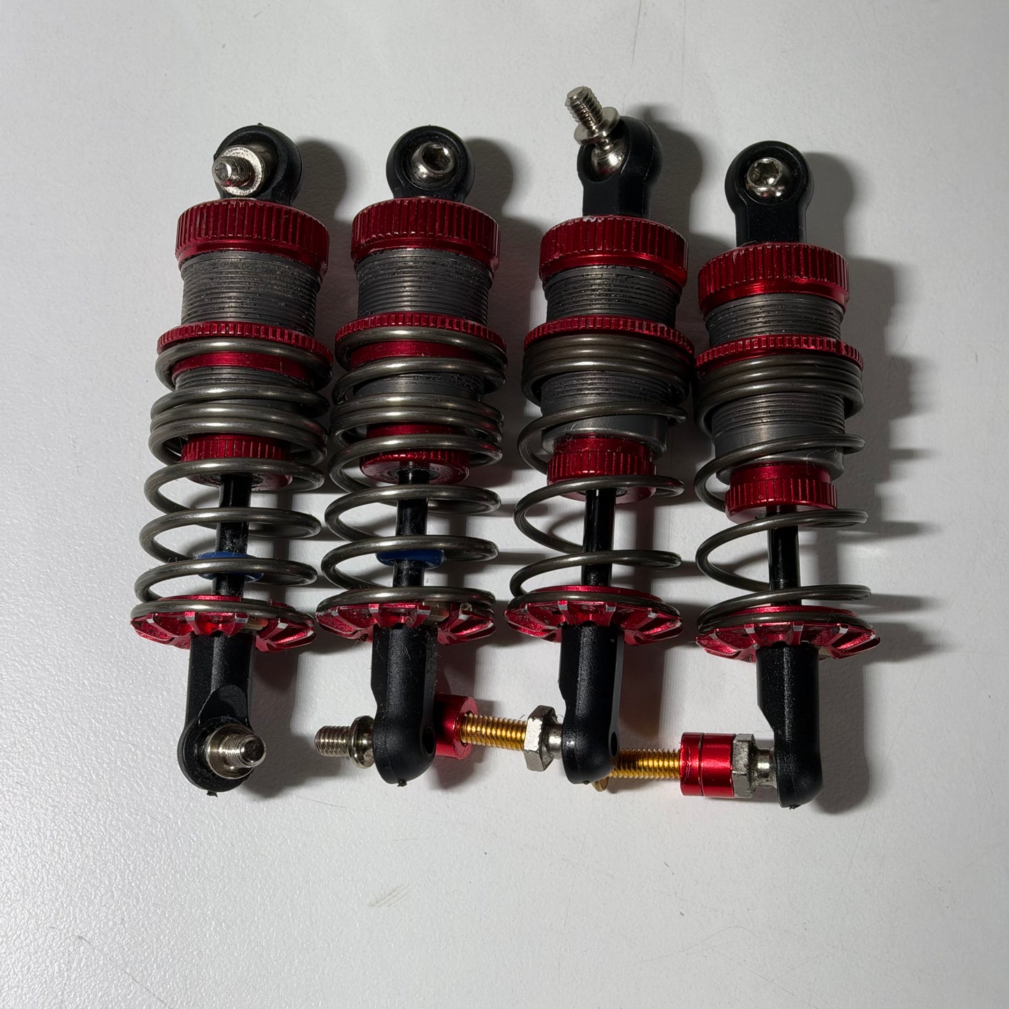 Axon Revo Shock II & Bao La Adjustable Dampening Shock Springs Red