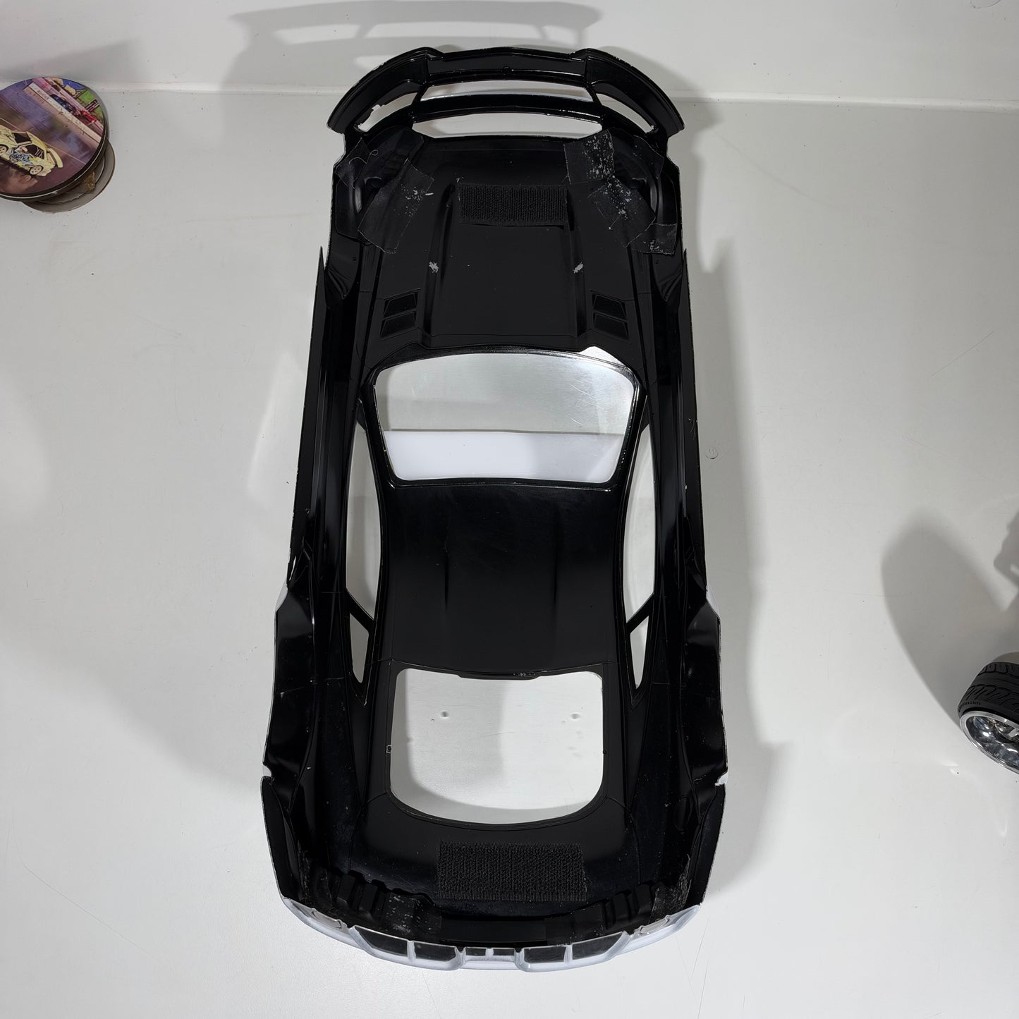 MST Ford Mustang White Pearl Bodyshell 200mm+ 257 Wheelbase