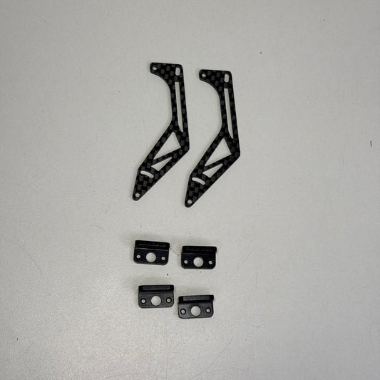 Carbon Alloy Rear Spoiler Mounts