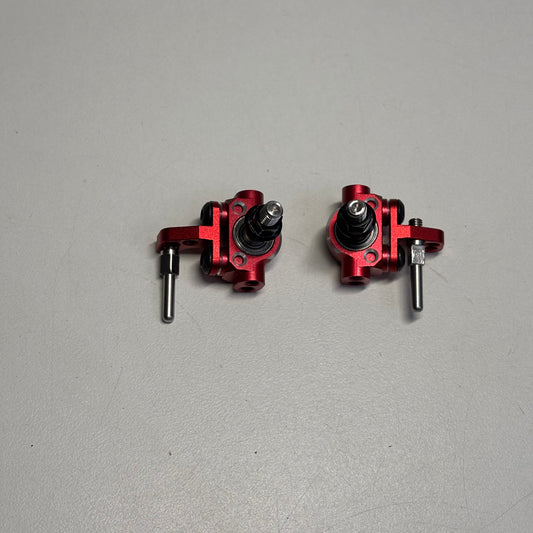 Rhino Racing Shark Knuckles Red Alloy RR-1400