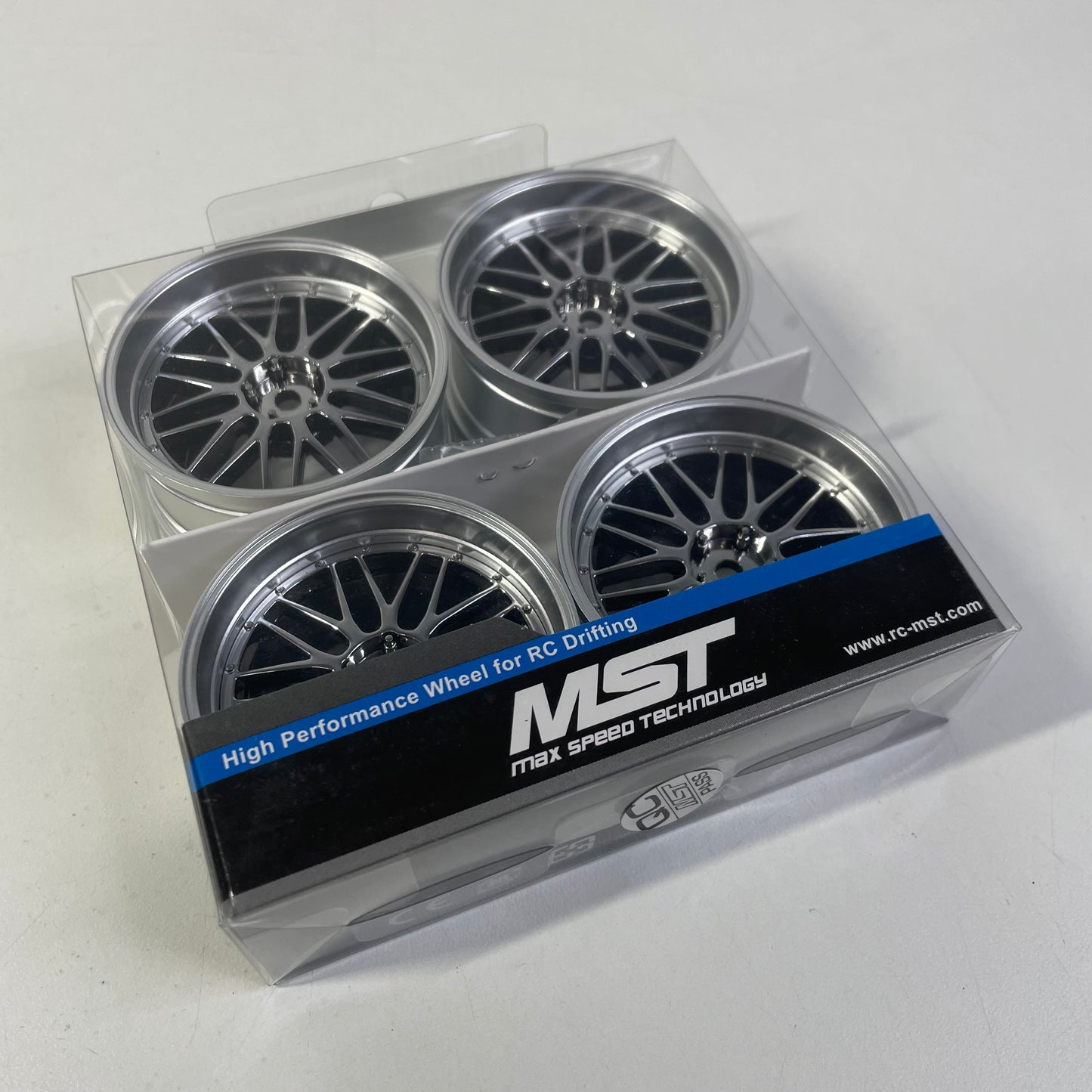 MST Adjustable Offset Wheels Silver X4