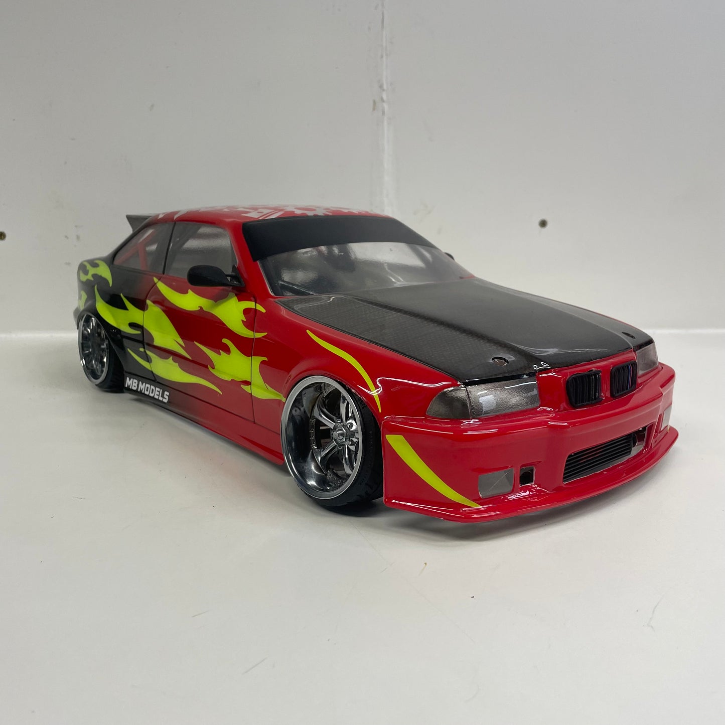 BMW E36 Drift Bodyshell Carbon  Red