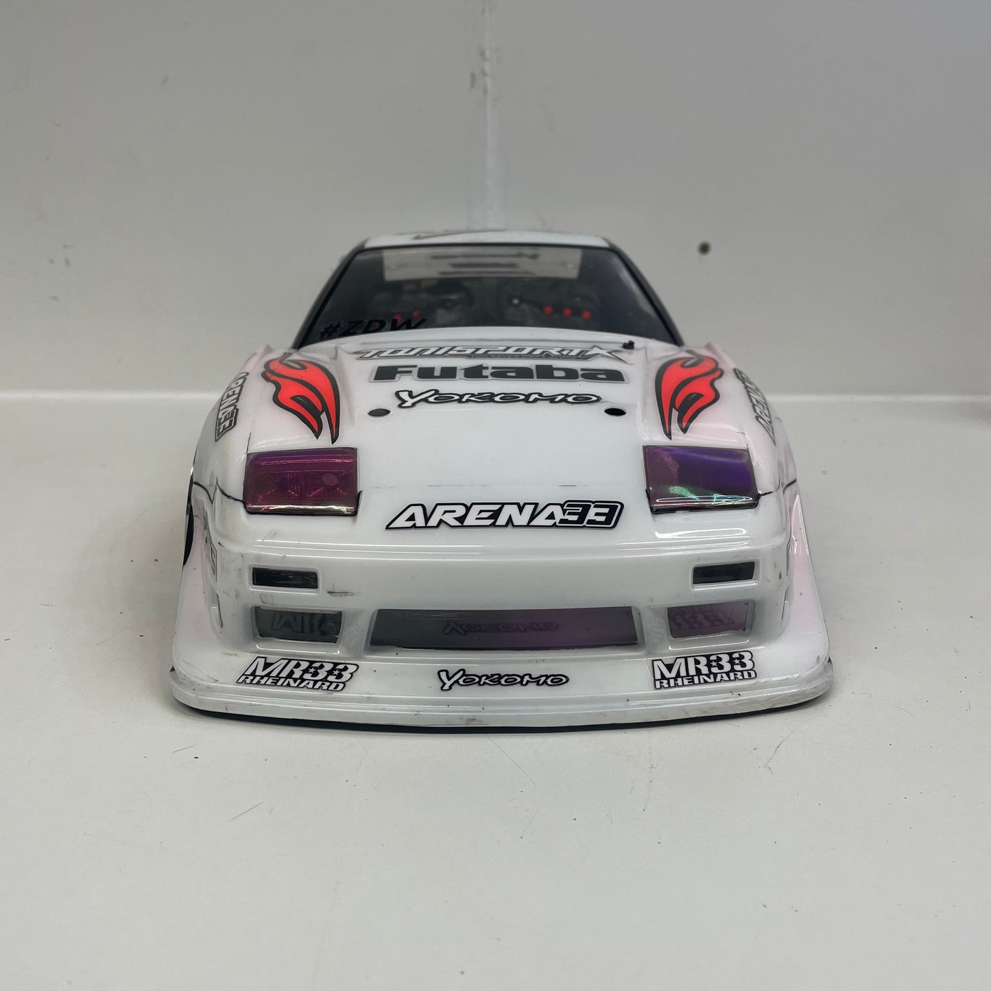 Nissan S13 RC Drift Bodyshell White Tonisport