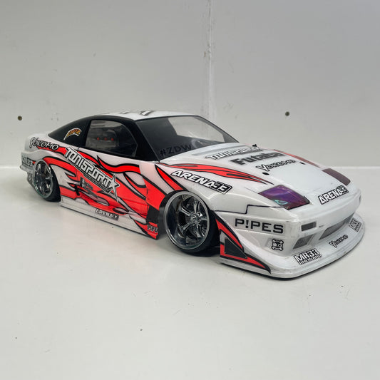 Nissan S13 RC Drift Bodyshell White Tonisport