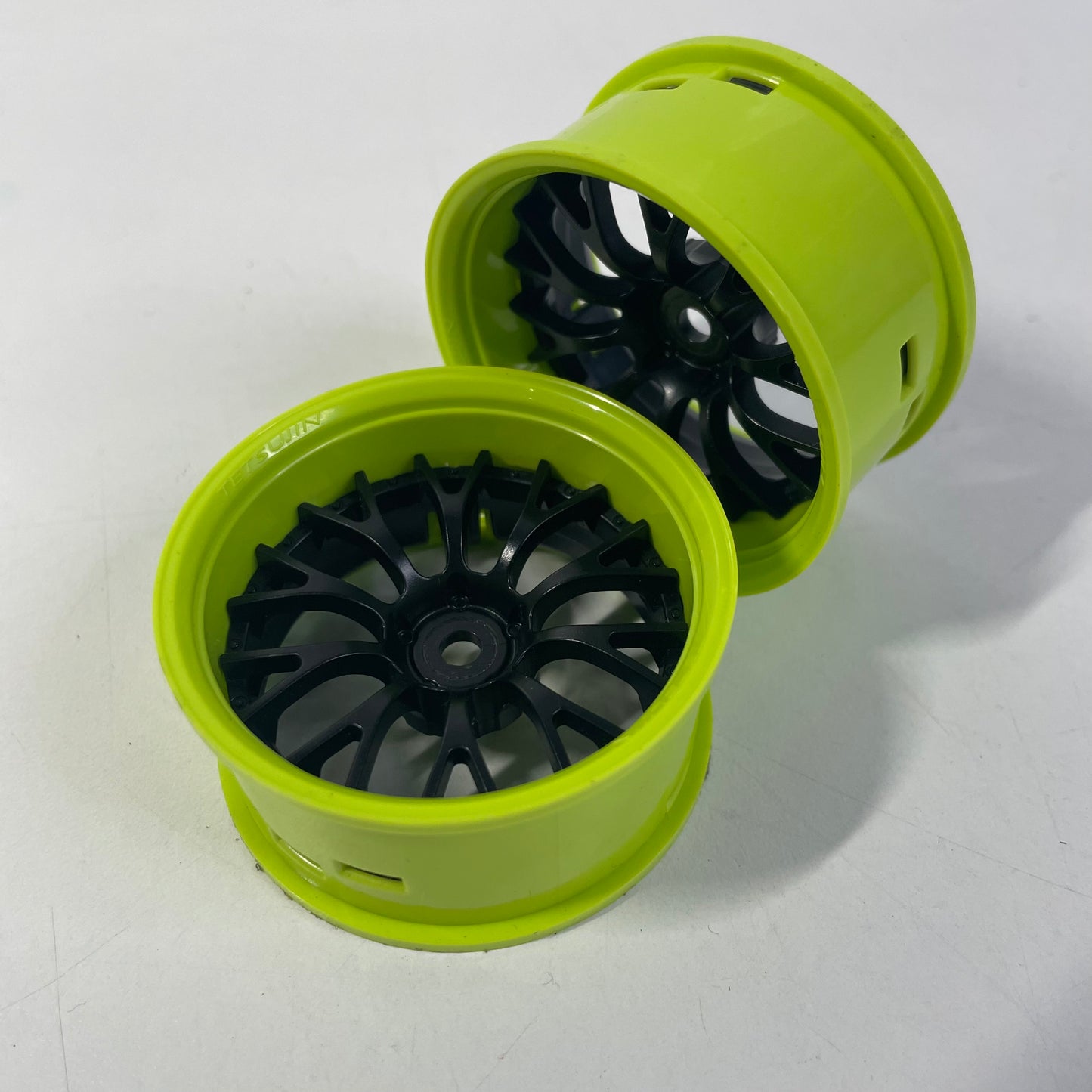 Tetsujin TT-8097 Green & Black Adjustable Wheels X2