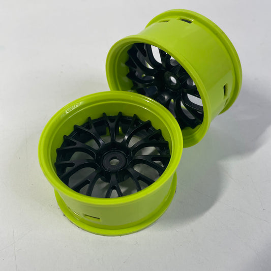 Tetsujin TT-8097 Green & Black Adjustable Wheels X2