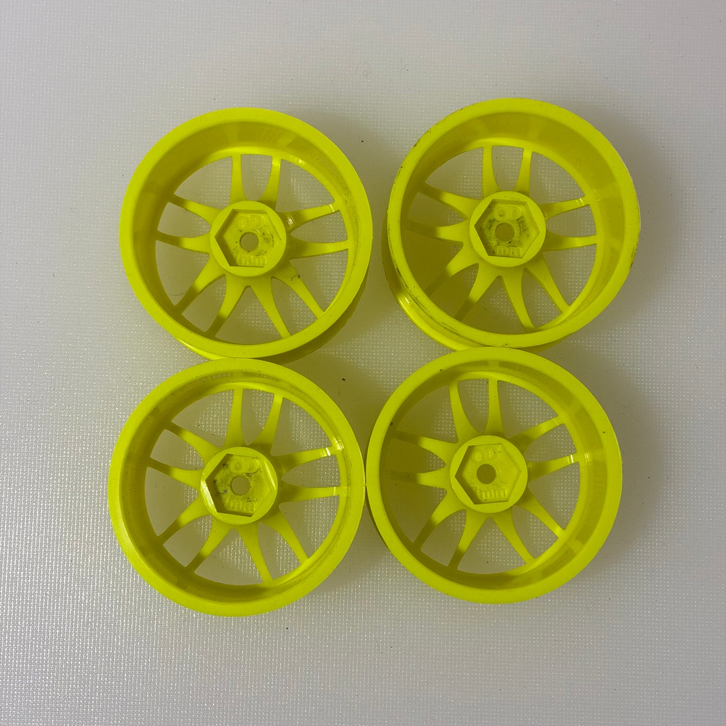 Overdose R Spec Yellow 7mm Wheels High Traction