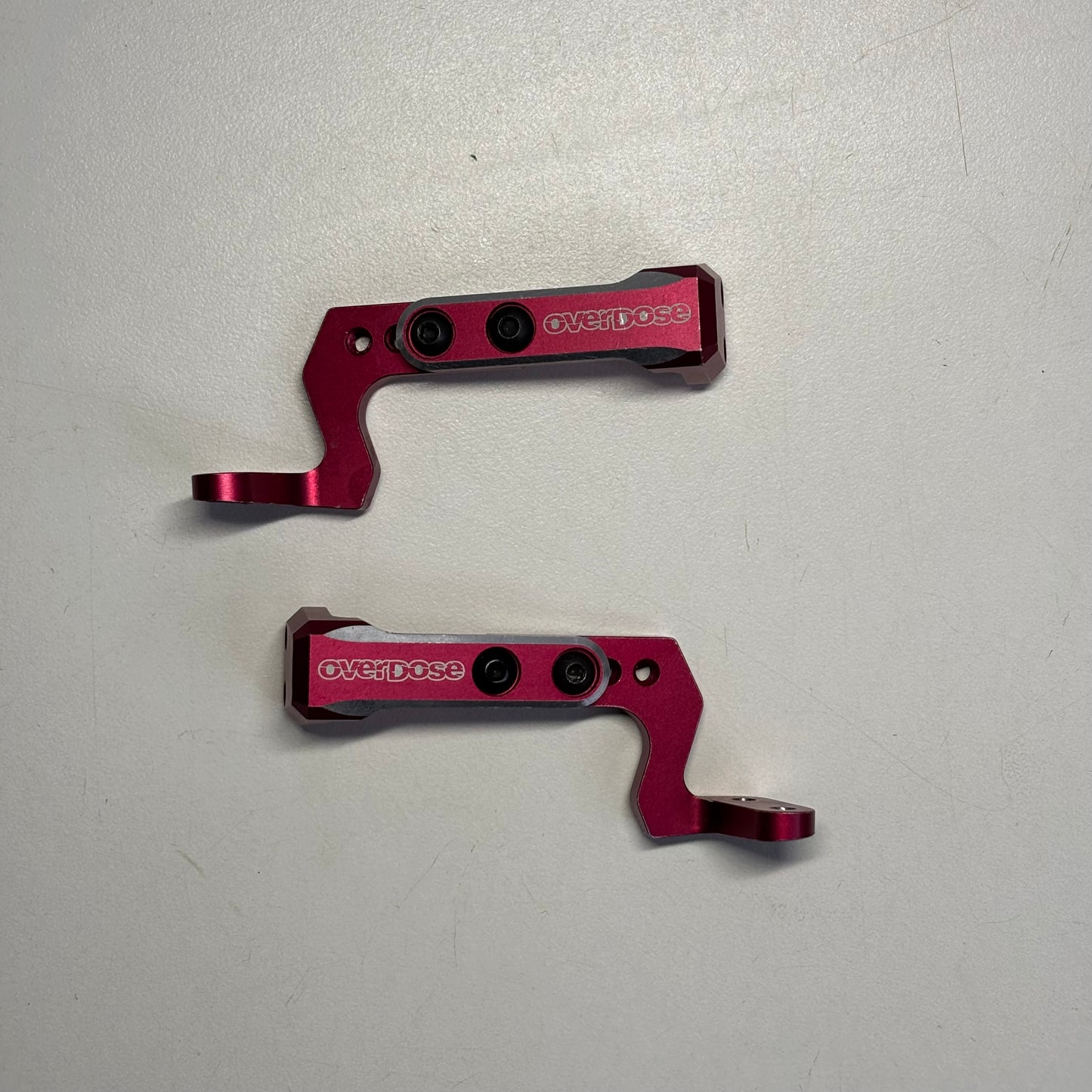 Overdose Red Alloy Rear Body Mounts