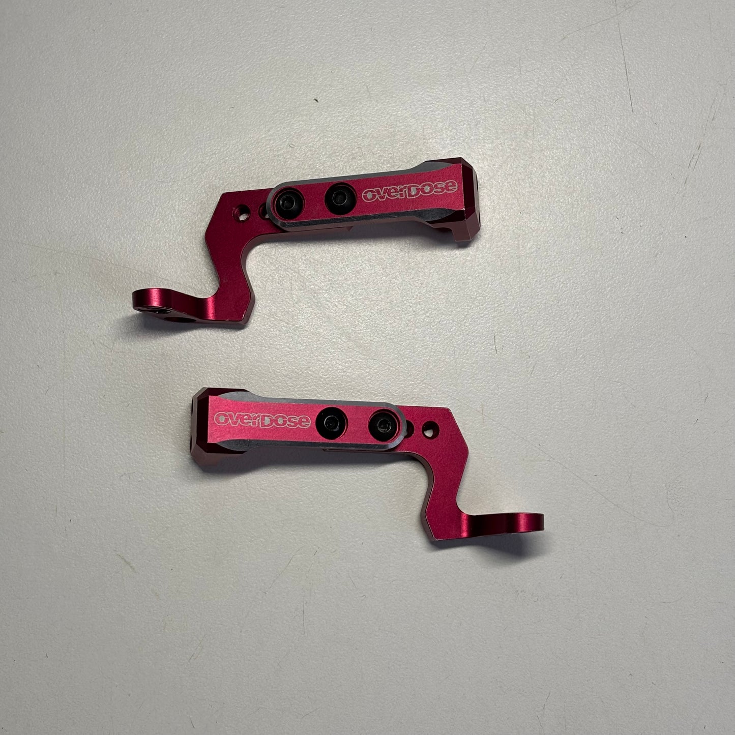 Overdose Red Alloy Rear Body Mounts