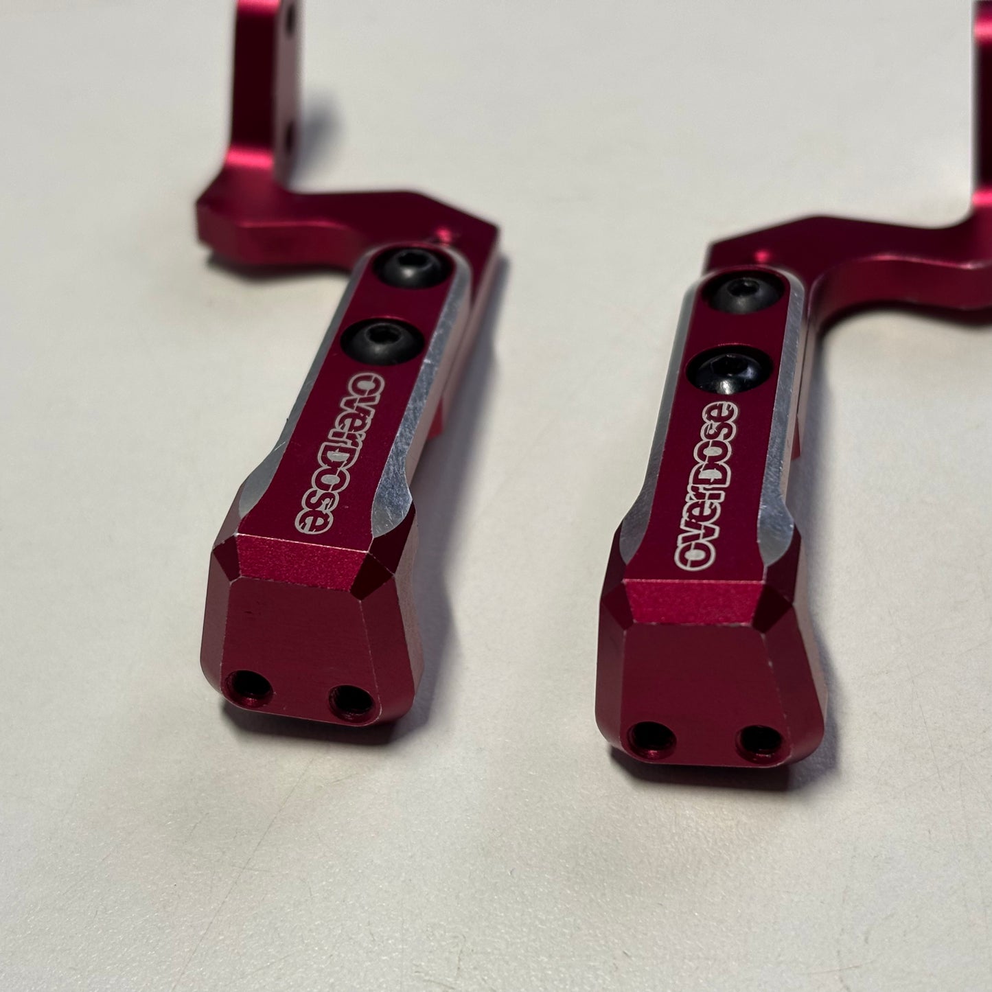 Overdose Red Alloy Rear Body Mounts