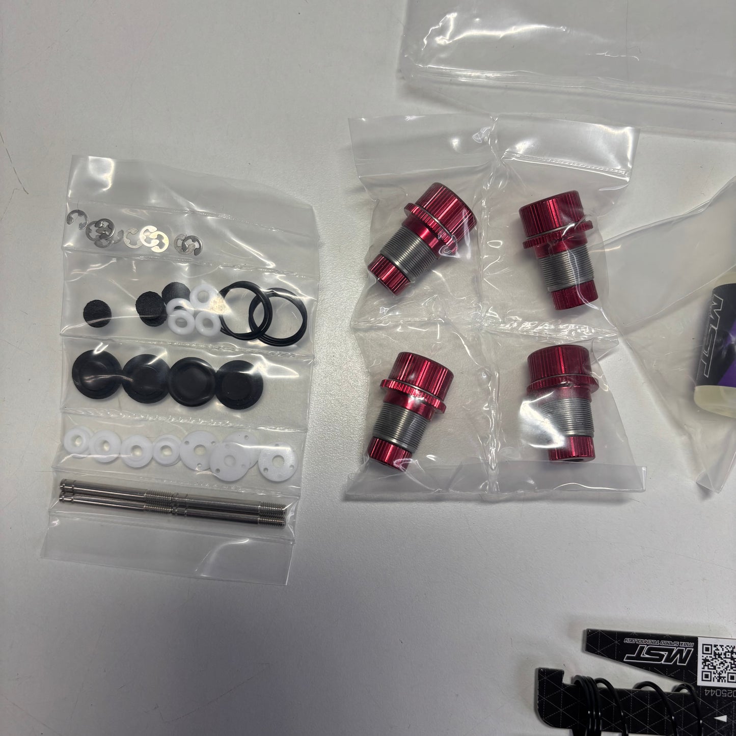 MST TR56 Red Alloy Shocks New