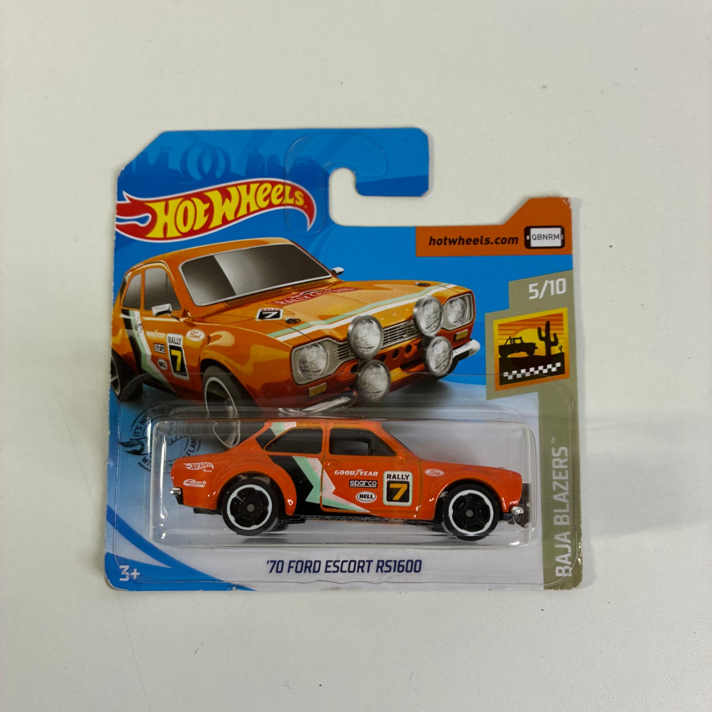 Hot Wheels '70 FORD ESCORT RS1600 (ORANGE)