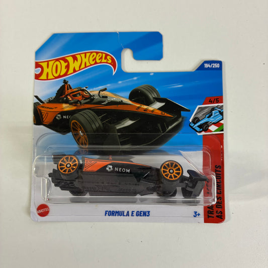 Hot Wheels FORMULA E GEN3 9BLACK,ORANGE)