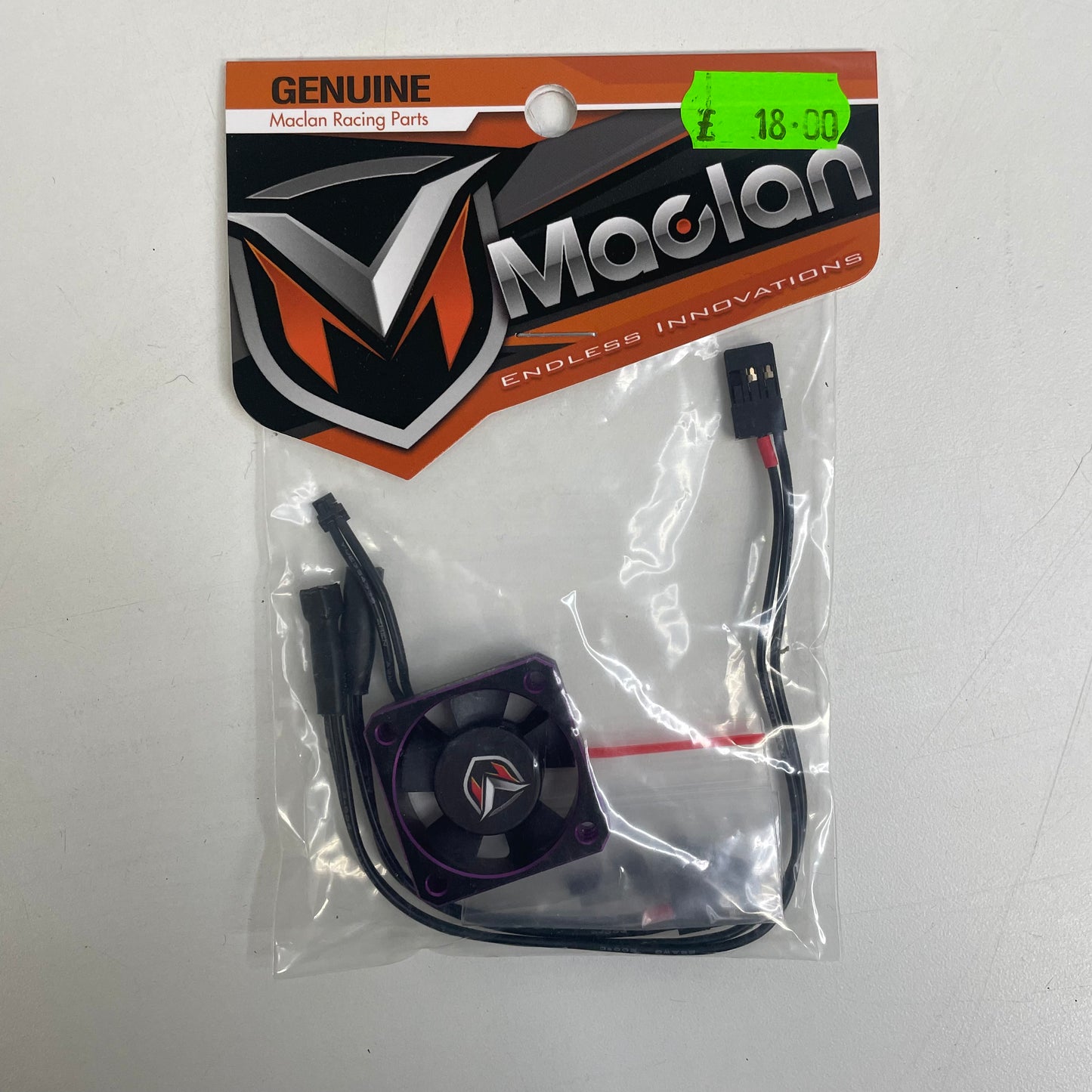 Maclan Black Red Blue Purple Silver Hurricane V2 Fan 30x30mm