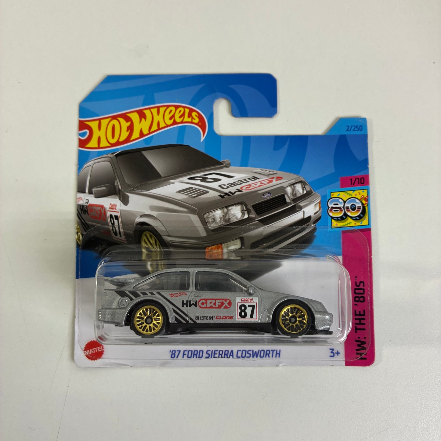 Hot Wheels'87 FORD SIERRA COSWORTH (SLIVER,MULTI)