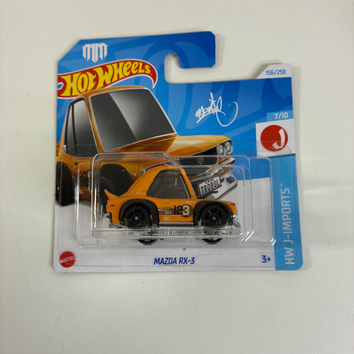Hot Wheels MAZDA RX-3 MAD MIKE (ORANGE)