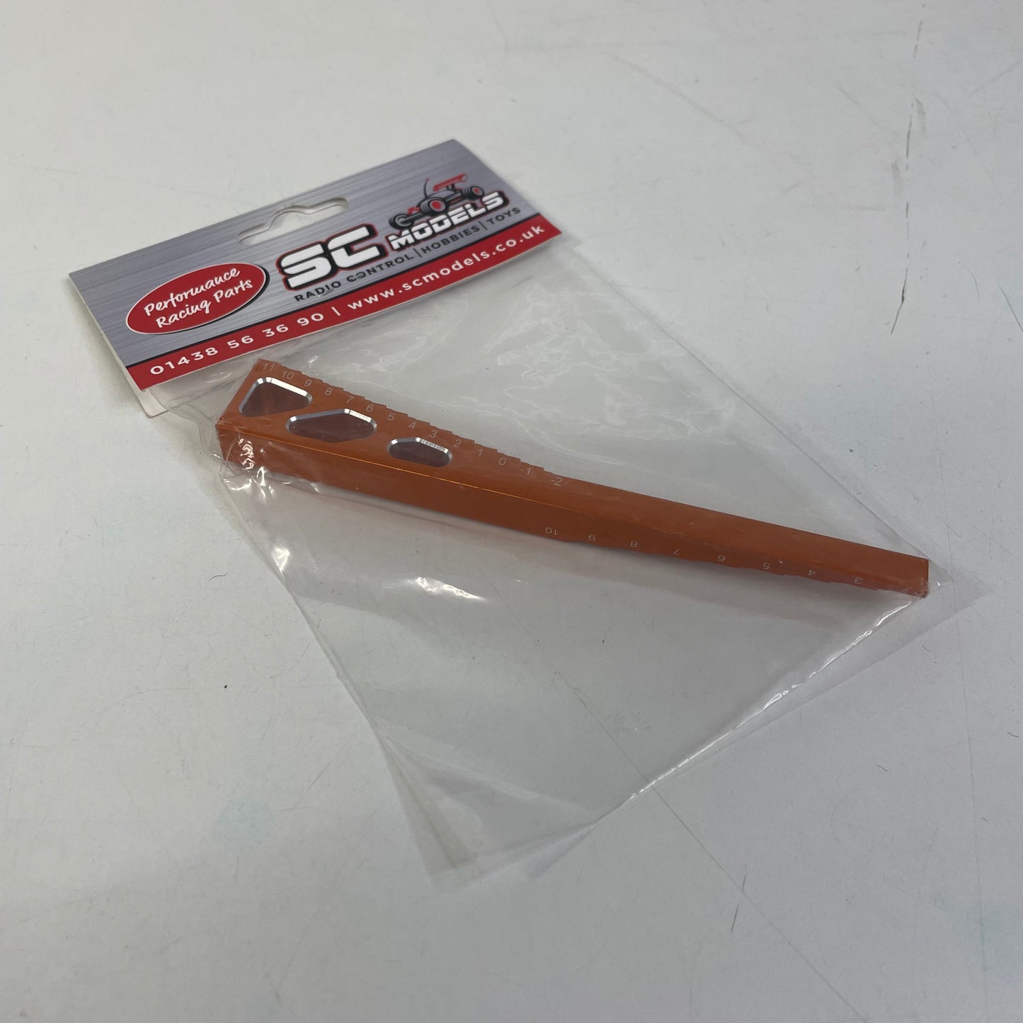 SC Models Ride Height Gauge 2mm to 11mm Beveled (SCDTEL01024)