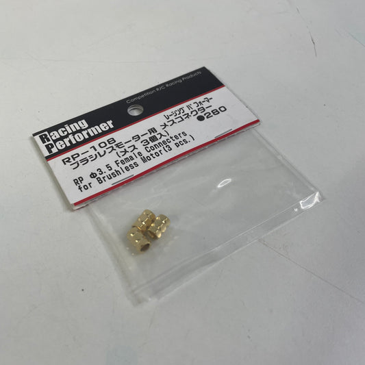 Racing Performer RP-108 3.5 Female Connectors for Brushless Motor (3 pcs)